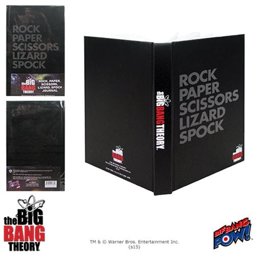 The Big Bang Theory Rock Paper Scissors Spock Journal